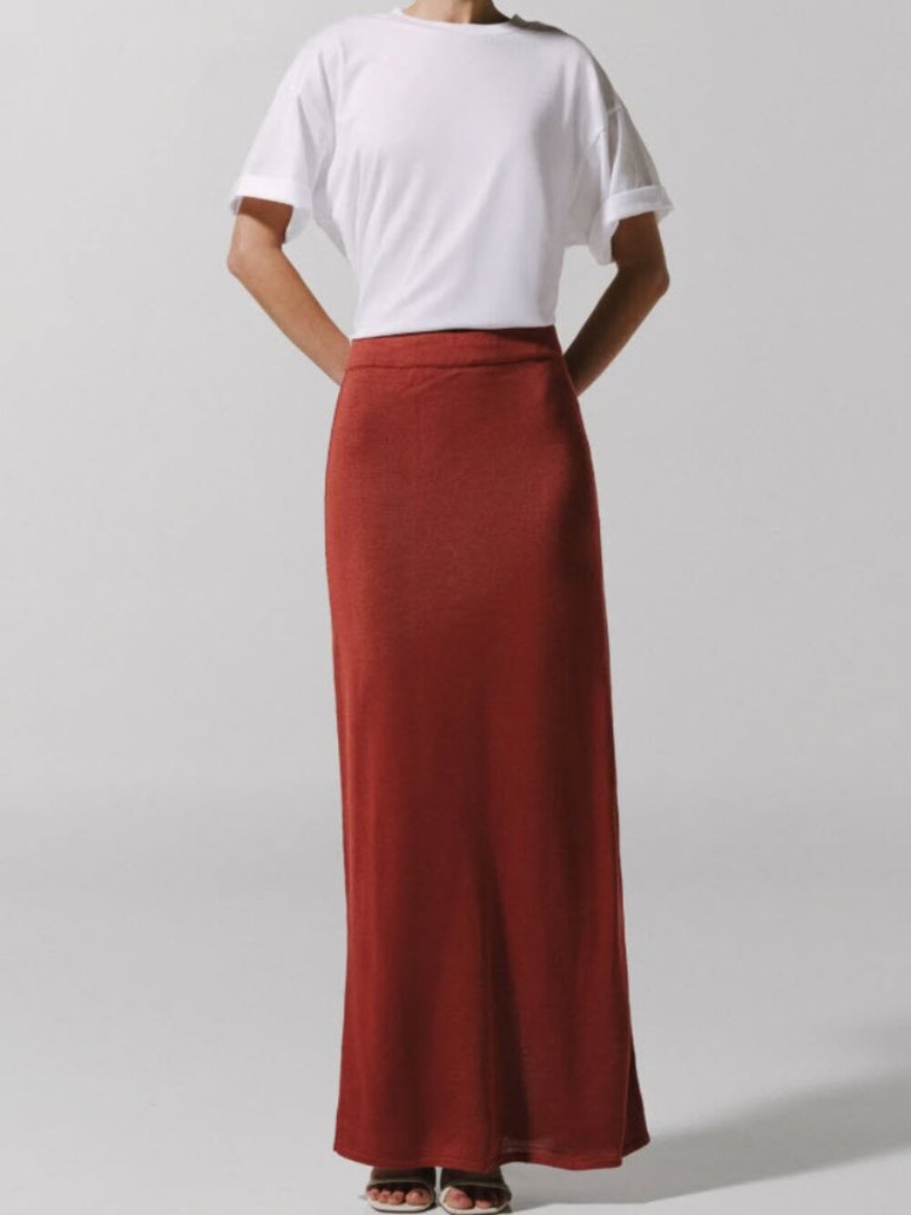 Baobab NWT Mamu Maxi Skirt in Clay Size L